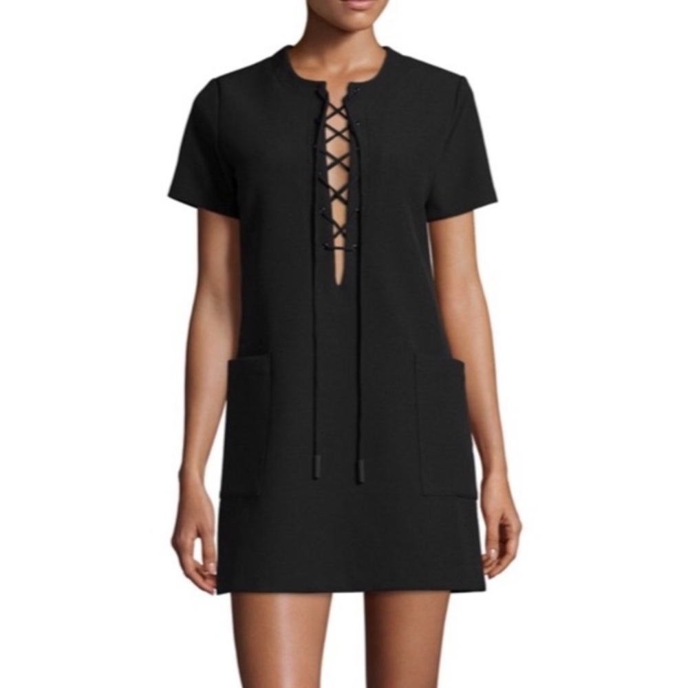 Kendall & Kylie Lace Up Dress